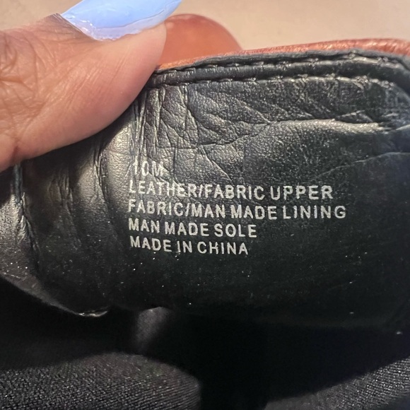 Gianni Bini Down-Town Brown Genuine Leather Chlesea Sole Platform Boots US 10 M - Picture 9 of 12